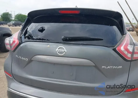 2016 Nissan Murano Platinum из США, поврежденный, VIN 5N1AZ2MG5GN101105